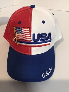 berretto bandiera americana rosso bianco e blu - Foto 1 di 7