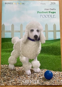 Alan Dart Perfect Pups STRICKMUSTER Pudel Hundespielzeug 30cm groß Halsband 2038 - Bild 1 von 9