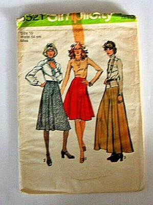 Vintage Simplicity Pattern No. 6521 Misses Skirt in three lengths - Image 1 of 3
