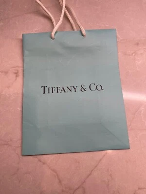 NEW! Authentic Tiffany & Co. Medium Gift Paper Shopping Bag 7.75”x 9.75" x 4" - Image 1 of 4