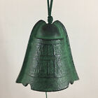 Japoński furin dzwonek wiatrowy Nambu żeliwny zielony starożytny dzwonek Yayoi wyprodukowany w Japonii