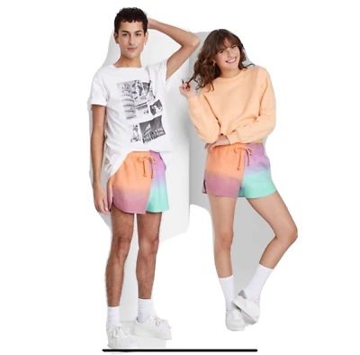 Nuevo con etiquetas Pantalones Cortos Adultos High-Rise Dolphin - Wild Fable X Pequeño Púrpura Ombre LB2 Foto 1 de 3