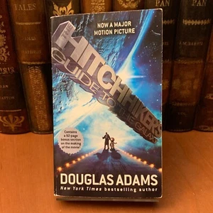 Hitchhiker's Guide to the Galaxy by Douglas Adams, Paperback - FREE SHIP at $50 - Picture 1 of 4