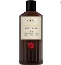 Cremo Rich-Lathering Italian Bergamot Body Wash for Men, Notes of Italian Neroli
