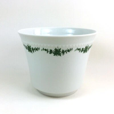 Alt Fürstenberg SCHLOSSGARTEN Grüne Ranke Blumentopf Übertopf 17 cm - Bild 1 von 2