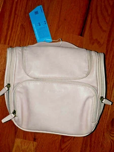 Toiletry Bag, BAGSMART PINK Travel Leather Make-up case Women Hanging Hook READ - Bild 1 von 12