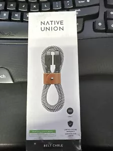 Cable cinturón Native Union 60w 4 pies (USB-C a USB-C) para iPhone Samsung píxel ZEBRA - Imagen 1 de 6