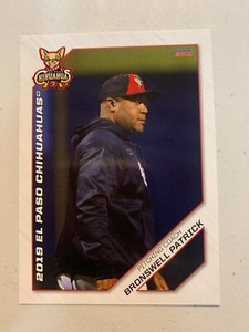 Bronswell Patrick Card 2019 El Paso Chihuahuas Team Card