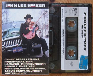 JOHN LEE HOOKER - MR. LUCKY (SILVERSIDE ZK75087) 1991 TURKEY CASSETTE TAPE BLUES - Picture 1 of 3