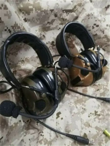 US Stock!!! Auriculares tácticos Comtac-III C3 con reducción de ruido réplicas de auriculares - Imagen 1 de 9