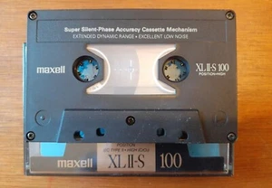 MAXELL XL II-S 100 High CrO2 Type II Japon Cassette audio vierge Tape EX + - Photo 1/7