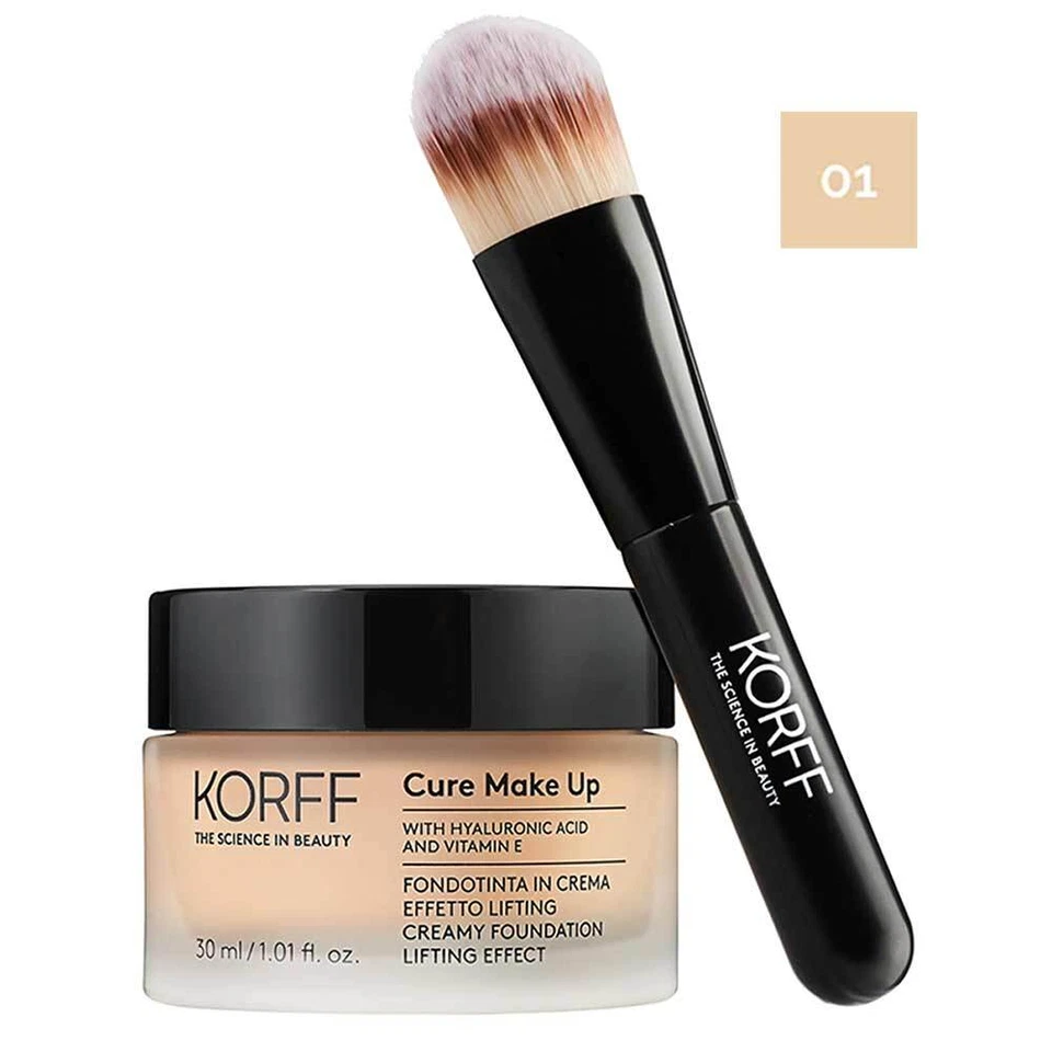 Korff Cure Make Up - Fondotinta in Crema Effetto Lifting N. 01, 30ml + Pennello - Immagine 1 di 1