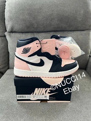 Nike Air Jordan 1 Retro High OG Atmosphere Bubblegum Size 9 Womens DD9335-641 - Image 1 of 4