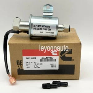 A047N929 Electrical Fuel Pump For Cummins Onan Replaces E11015 149-2620 A029F887 - Picture 1 of 3