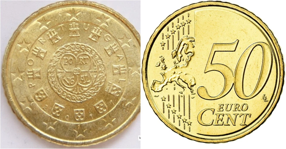 50 céntimos de euro Portugal 2017 * Unc Foto 1 de 1