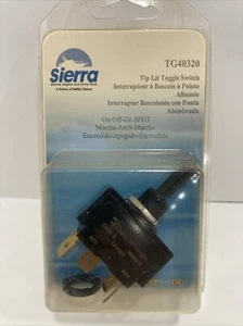 Sierra TG40320 Toggle Switch, Tip-Lit, On - Off - On SPDT NEW FS - Picture 1 of 19