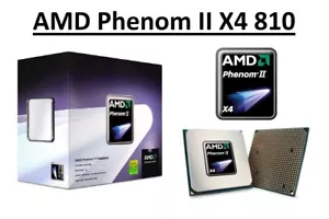 AMD Phenom II X4 810 Quad Core Processor 2.6 GHz, Socket AM2+/AM3, 95W CPU - Picture 1 of 5