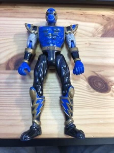 Power Rangers Ninja Storm Navy Blue Thunder Hurricanger Action Figure 2002 - Picture 1 of 2