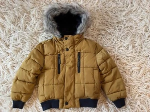 Boys Fur Hooded Jasper Conran Coat - Picture 1 of 4