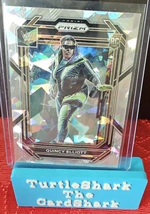 Quincy Elliott 2023 Panini Prizm WWE Cracked Ice Rookie Card - Picture 1 of 2