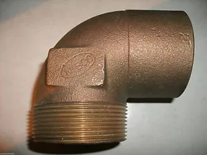 KUPFERGUSS 3/8 ZOLL BOGEN 90 C X MIP SANITÄRVERSCHRAUBUNG - Bild 1 von 1
