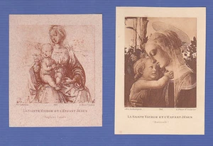 2 images pieuses Art Catholique 1936 - Picture 1 of 1