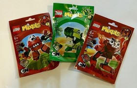 3 LEGO MIXELS SERIES 1 Sets 41501/41502/41519 LOT BRAND NEW!