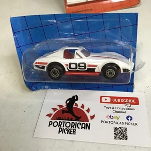 1984 MATCHBOX SUPERFAST MB WHITE CHEVY CORVETTE T TOP 1/64 DIE CAST VARIATION - Bild 1 von 4