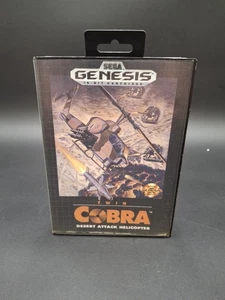 Sega Genesis Twin Cobra Desert Attack Helicopter Complete with Manual Tested - Picture 1 of 9