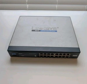 Linksys RV016 Multi-WAN VPN Router Cisco Business 10/100 16 Port Power getestet - Bild 1 von 11