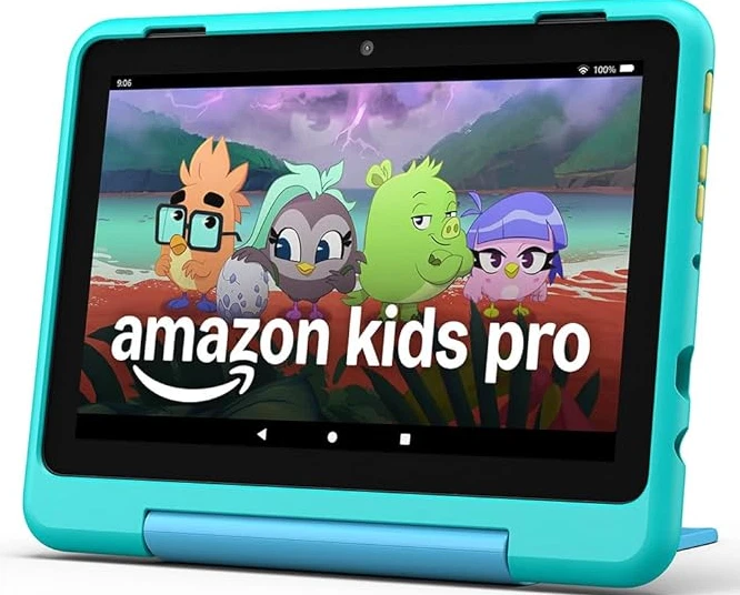 Amazon Fire HD 8 Kids Pro Tablet blaugrün HD Bildschirm Geschenk Weihnachten - Bild 1 von 1