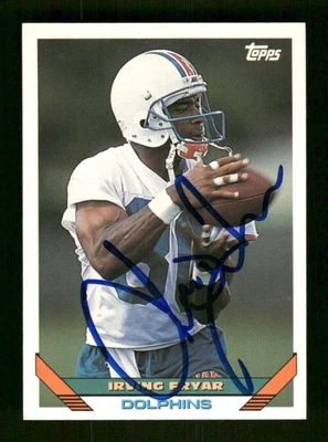1993 Topps 531 Irving Fryar signed auto autograph  centered MZ BXCP56 - Image 1 of 2