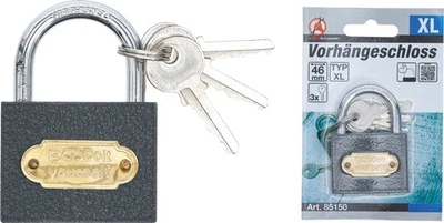 BGS Do It Yourself Vorhängeschloss | Typ XL | 46 mm - Bild 1 von 2