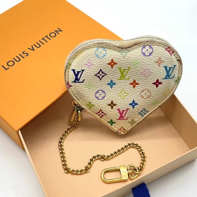 Louis Vuitton Monogram Multicolor Porte Monnaie Coeur M60040 Heart Purse NS10115 - Image 1 of 4