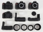 Lot of (4) Nikon Digital Camera bodies with Accessories (UNTESTED)