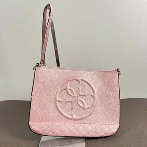 Guess Umhängetasche Damen Rosa Korry Kettenriemen Party Glam Kunstleder - Bild 1 von 12
