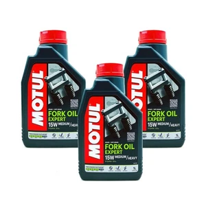 3 LITRI OLIO FORCELLA MOTUL FORK OIL EXPERT MEDIUM SAE 15W TECHNOSYNTHESE 03MO04 - Foto 1 di 5