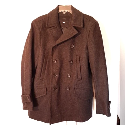 Vane jacket charcoal gray peacoat wool winter warm classic coat mens m new nwot - Image 1 of 4