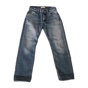 Moussy Vintage Jeans Gr. 26 Blau Waschung Crop Mid Rise Distressed Japan Made - Bild 1 von 14