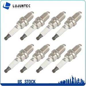 Iridium&Platinum Spark Plugs For Mercedes-Benz CL500 ML430Ford Land Rover 8Pcs - Picture 1 of 7