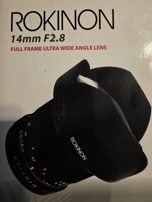 Nuevo Lente Ultra Gran Angular Marco Completo Rokinon 14mm F2.8 FE14M-E Foto 1 de 2