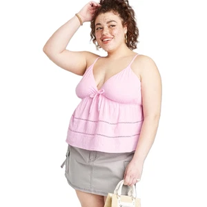 Camiseta sin mangas para mujer - Wild Fable™ rosa claro XXL - Imagen 1 de 1
