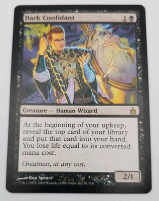 Dark Confidant Ravnica City of Guilds RAV 1x MTG Magic the Gathering x1 Regular - Image 1 of 4