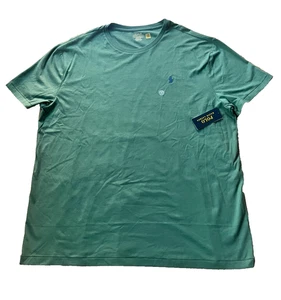 Camiseta Polo Ralph Lauren Calce Clásico Cuello Redondo, Verde Para Hombre XL - Imagen 1 de 6