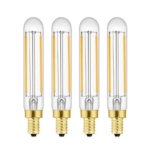 T20 T6 Small LED Bulb Long Filament 2W Equal 25 Watt E12 Candelabra Edison Tu... - Picture 1 of 9