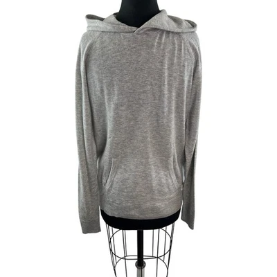 SCOTCH & SODA Gray Wool Hoodie Pullover Sweater Sweatshirt Size L Large FLAW - Image 1 of 4