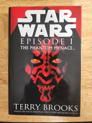 Star Wars Episode 1: Phantom Menace-Terry Brooks 1st SIGNED Darth Maul Sidious - Image 1 of 4