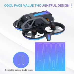 Pegatinas coloridas para dron DJI Avata luminoso a través de accesorios de vuelo nocturno - Imagen 1 de 14