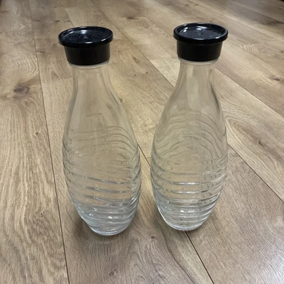 SODASTREAM - Lote de 2 botellas de jarra de vidrio para Aqua Fizz Foto 1 de 4