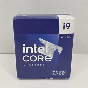 Intel Core Unlocked 14th Gen i9-14900K LGA1700 24 Core Processor, Factory Sealed - Picture 1 of 6